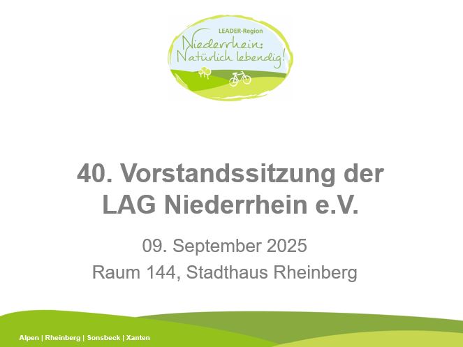 40. LAG-Vorstandssitzung