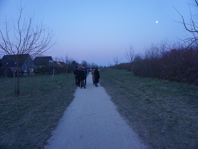 Mitgliederversammlung 2018 Rundgang Streuobstwiese